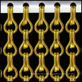 Golden Alumium Chain Link Bildschirm
